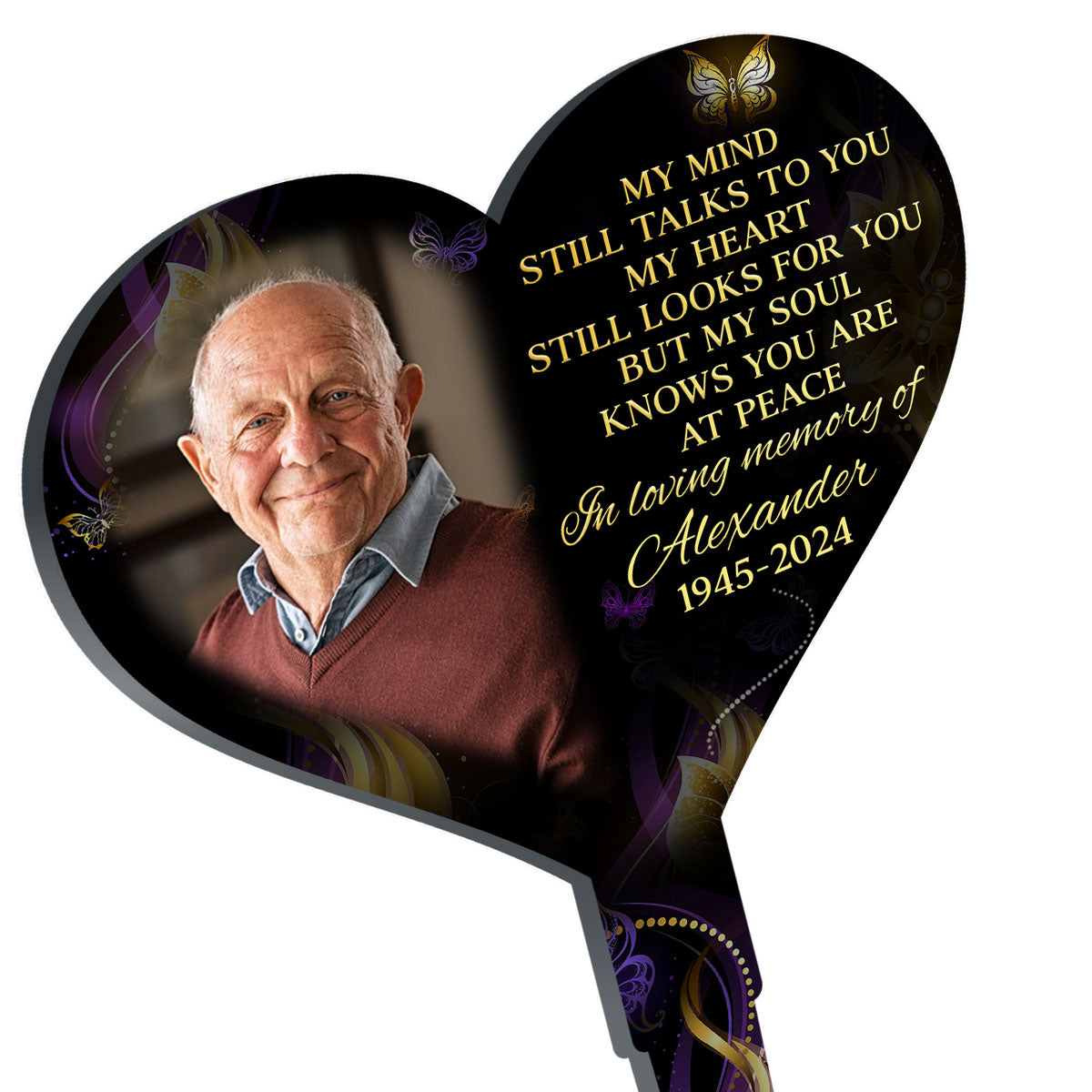 Forever in Our Hearts - Personalized Custom Acrylic Garden Stake