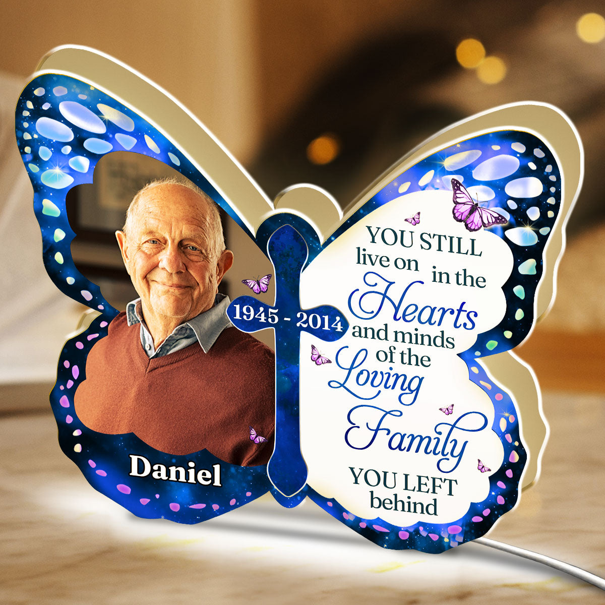 Hearts And Minds - Personalized Custom Light Box