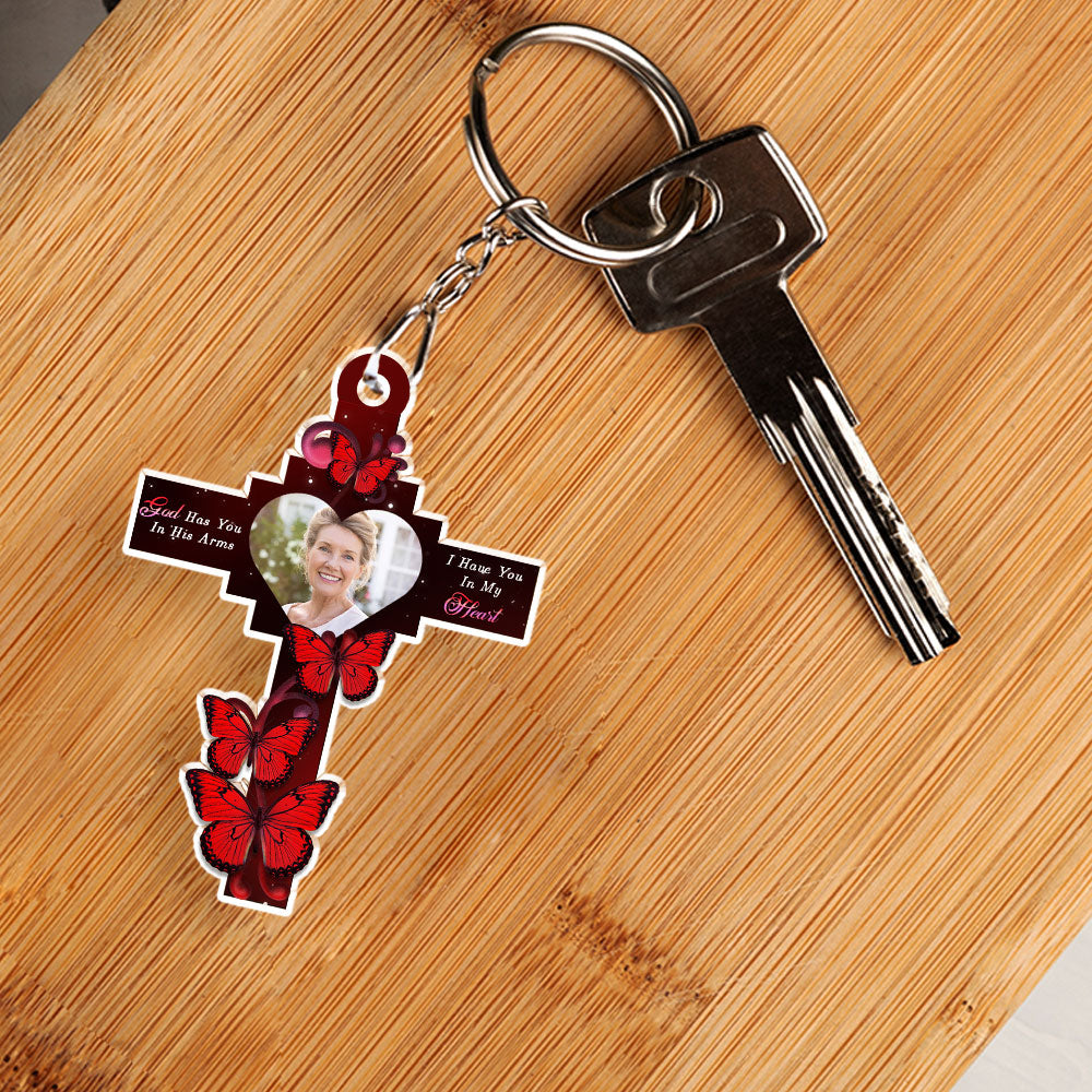 In My Heart - Personalized Custom Acrylic Keychain