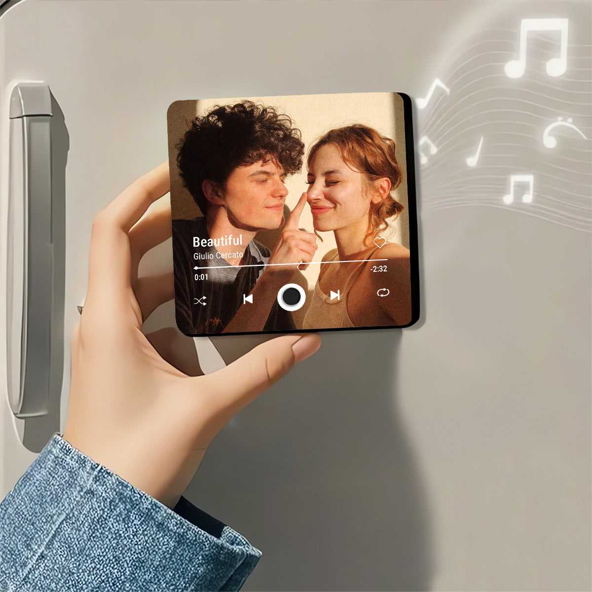 Love Song - Personalized Custom Music Fridge Magnet