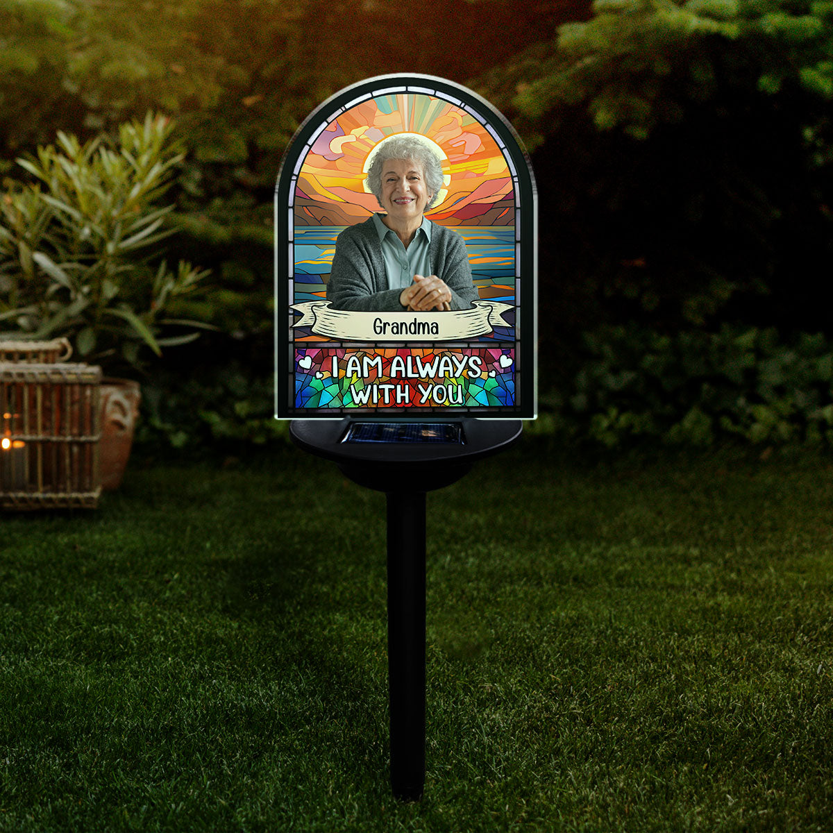 I Am Always With You - Personalized Custom Solar Light