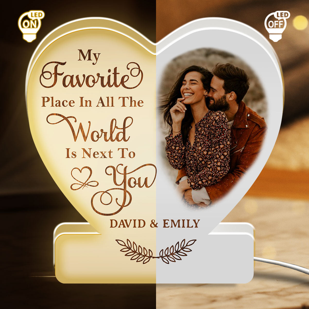 Favorite Place - Personalized Custom Light Box