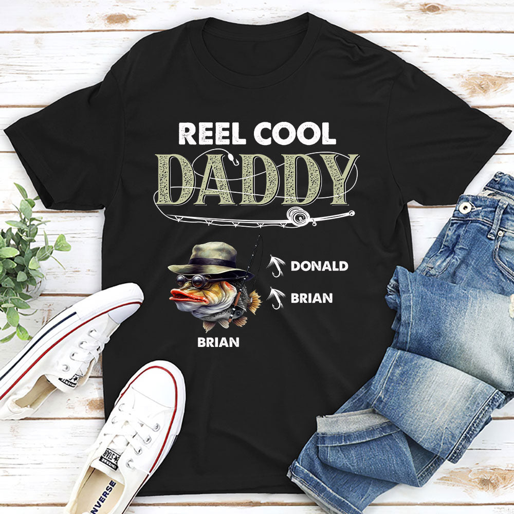 Reel Cool Dad - Personalized Custom Shirt