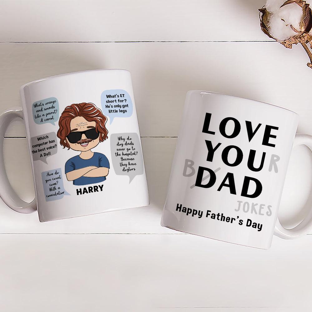 Love You Dad - Personalized Custom Coffee Mug