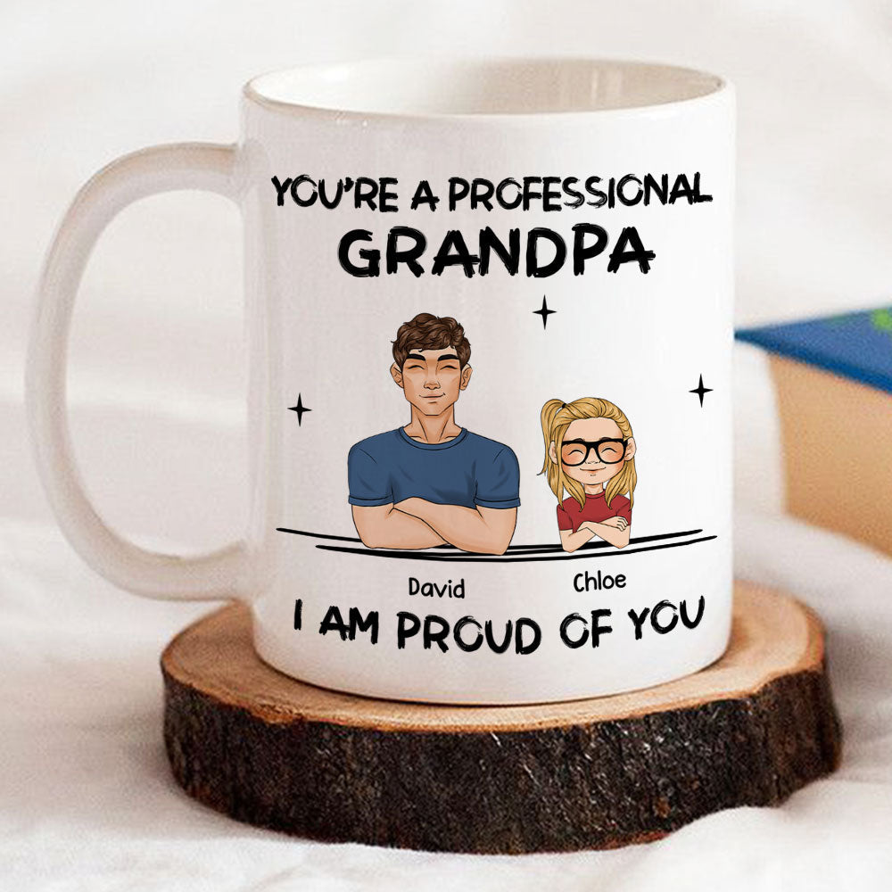 Professional Grandpa - Personalized Custom Coffee Mug