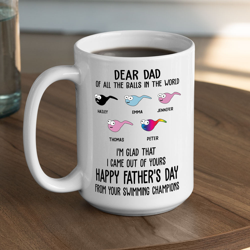 Swimming Champions - Personalized Custom Coffee Mug