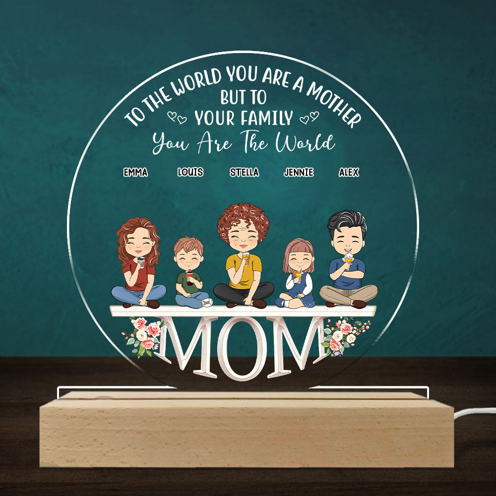 Loving Gift For Mommy - Personalized Custom LED Light