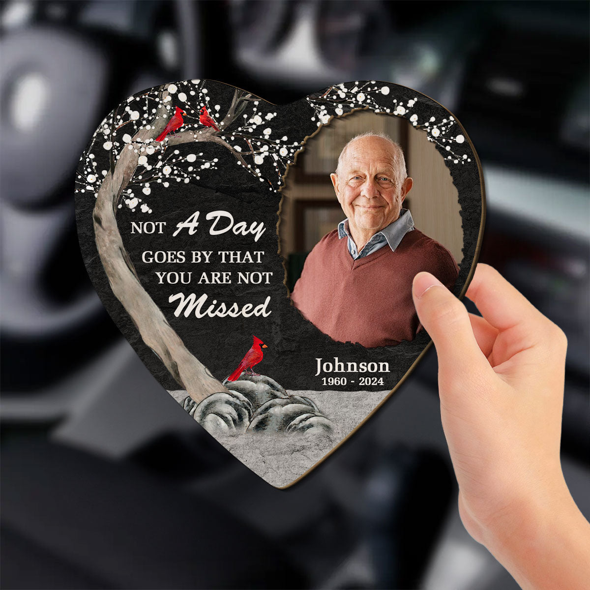 Miss And Love - Personalized Custom Car Visor Clip