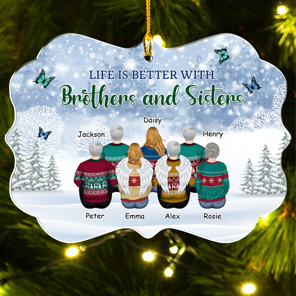 Life Is Better With Version 2  - Personalized Custom Acrylic Ornament