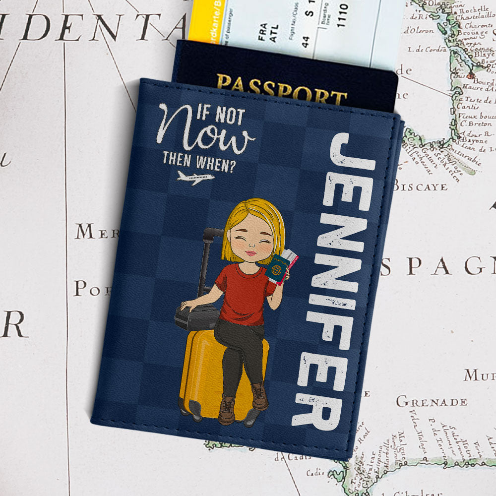 Collect Moments Not Things - Personalized Custom Passport Cover