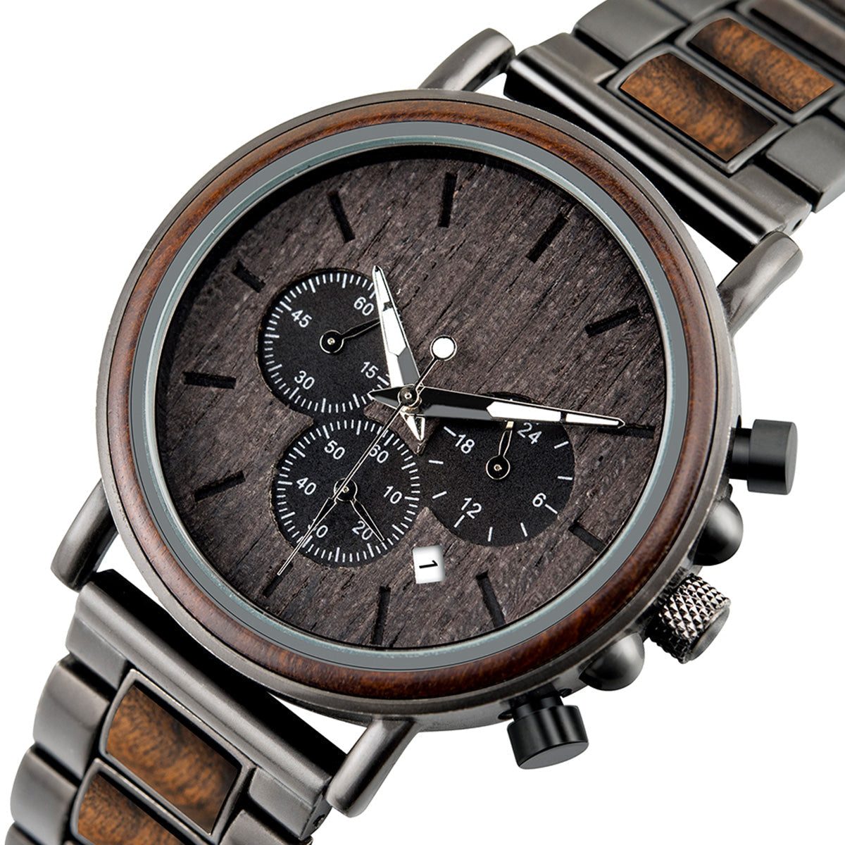 Think Of Me With Every Passing Moment  - Personalized Engraved Wooden Watches GQ026