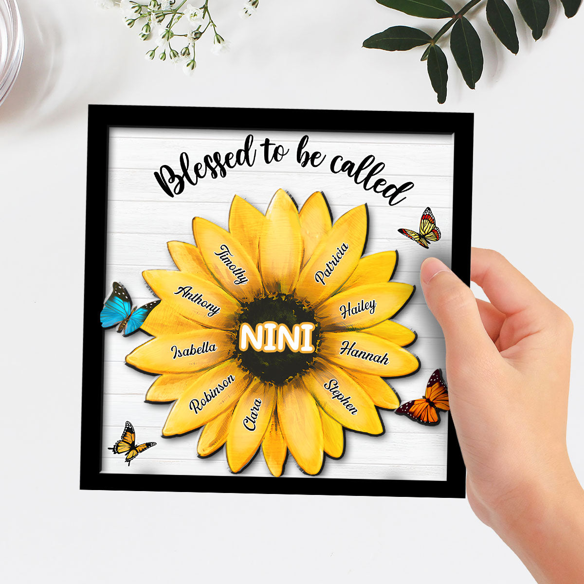 Blessed To Be Called - Personalized Wooden Plaque