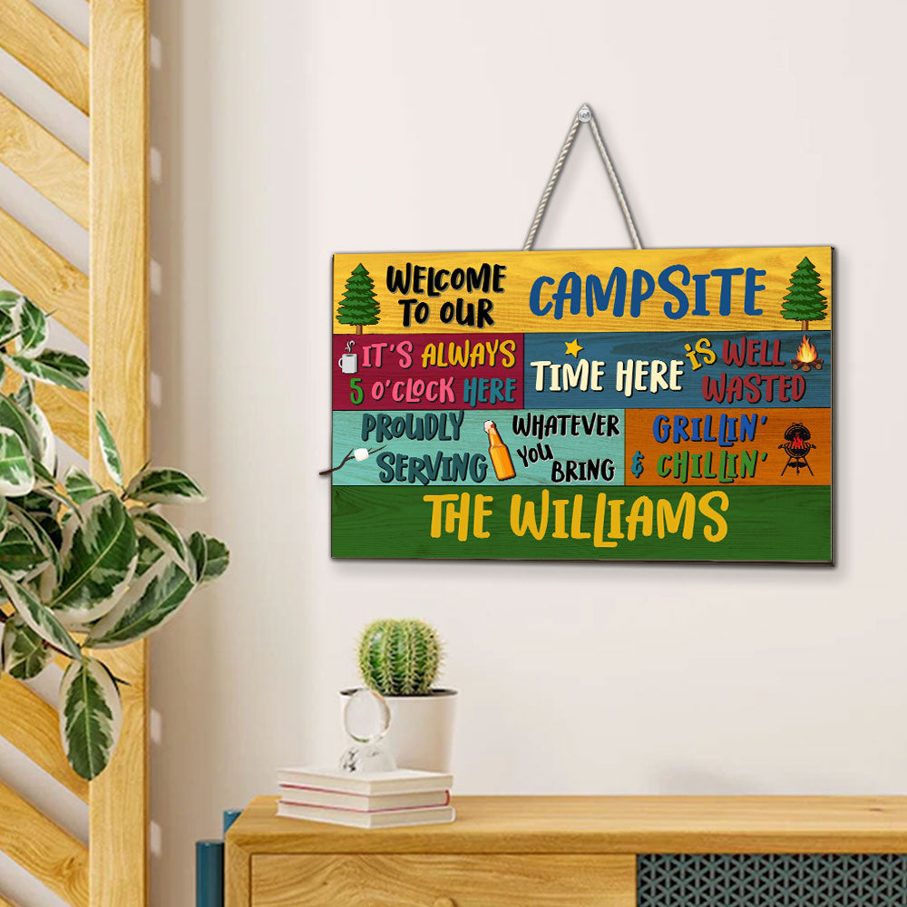 Chilling Chilling Out - Personalized Custom Wood Sign