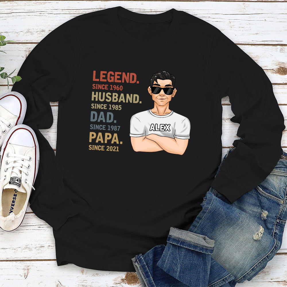 Legend Dad - Personalized Custom Shirt