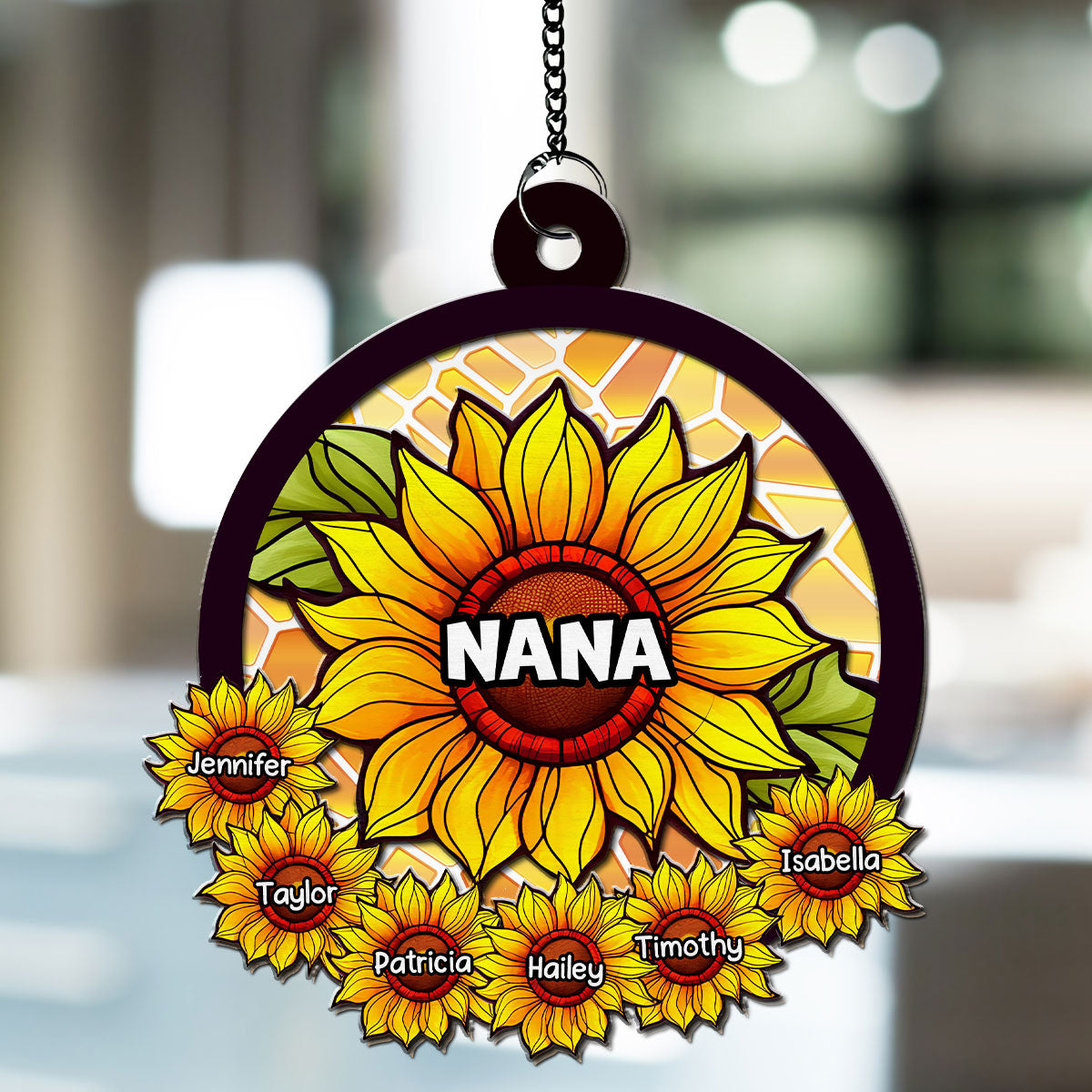 Blessed To Be Called Grandmother - Personalized Custom Suncatcher