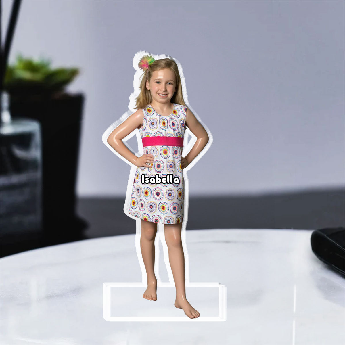 Smiley Baby Doll - Personalized Custom Acrylic Plaque