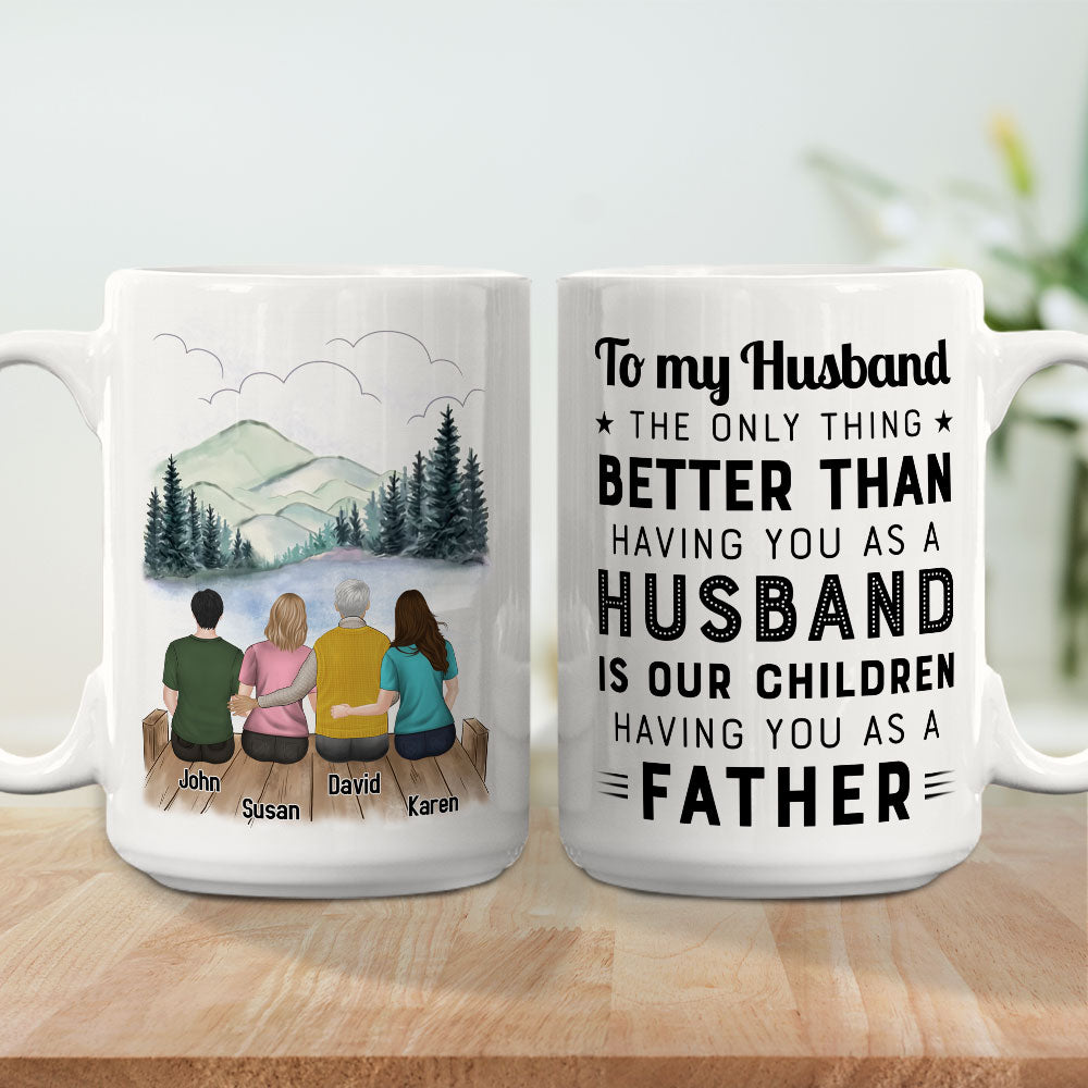 To My Husband - Personalized Custom Coffee Mug