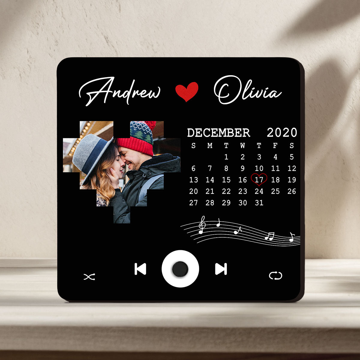 My Love - Personalized Custom Music Fridge Magnet