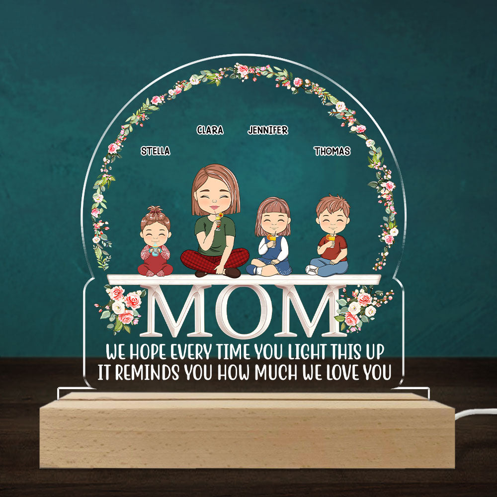 How Much We Love You - Personalized Custom LED Light