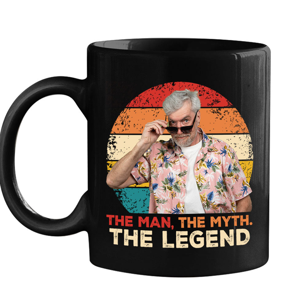 The Man, The Myth And The Legend 2nd Version  - Personalized Custom Coffee Mug