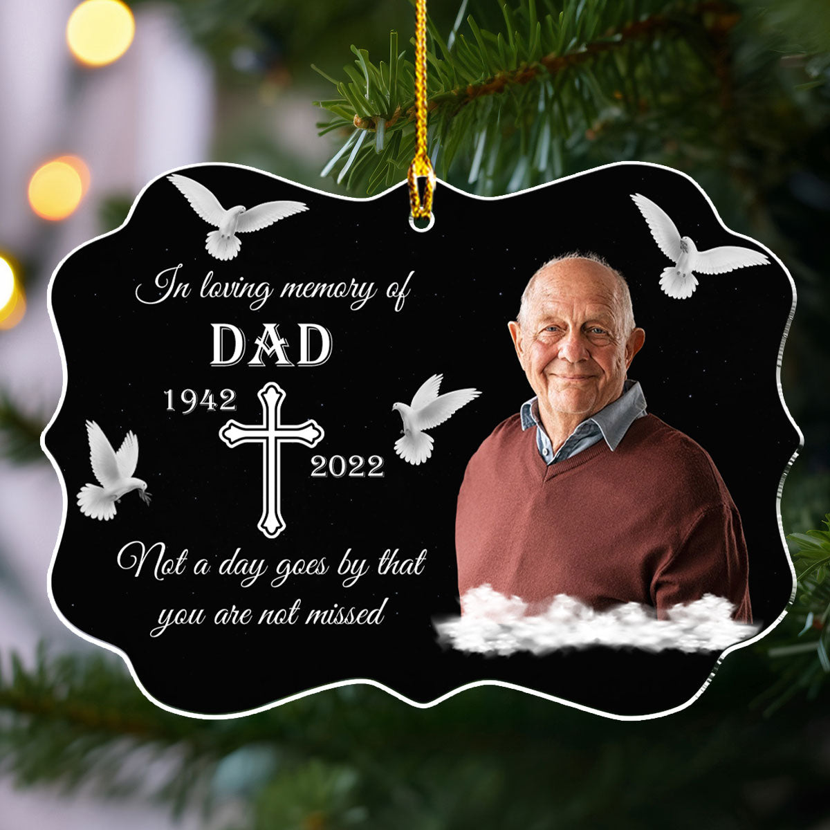 Forever In Our Hearts - Personalized Custom Acrylic Ornament