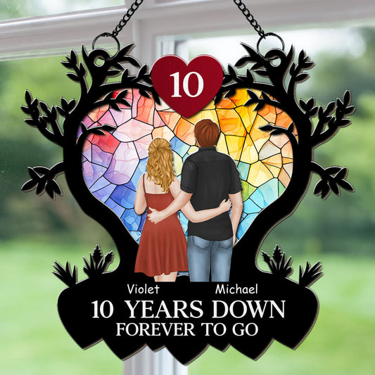 Loving you - Personalized Custom Suncatcher