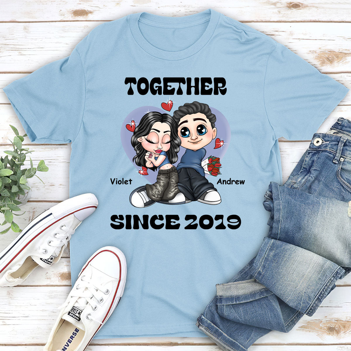Love You Y2K - Personalized Custom Shirt