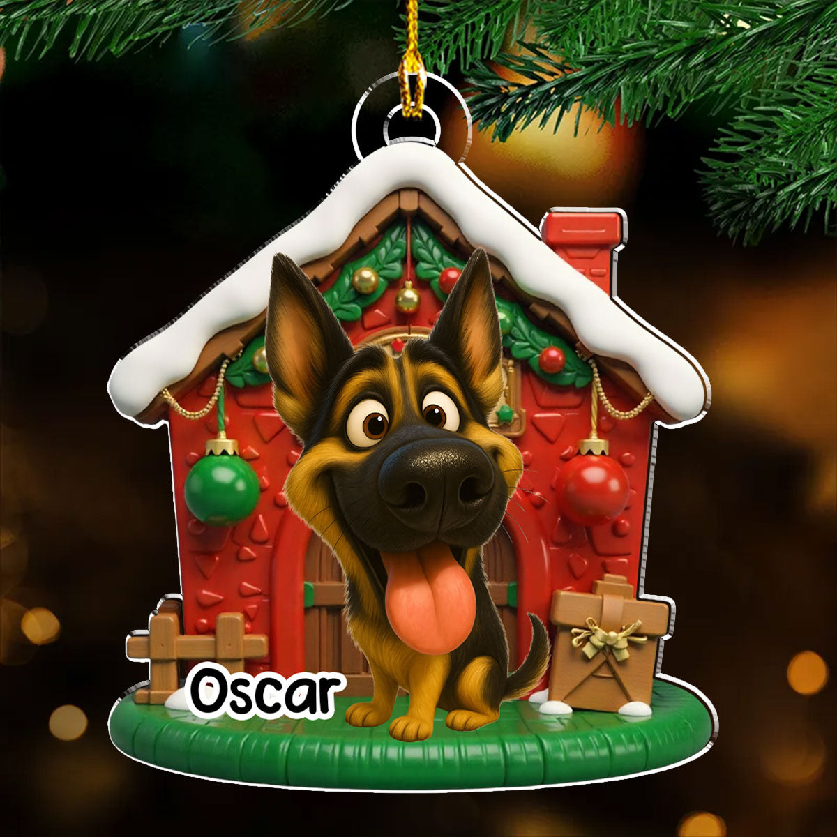 My Own Place - Personalized Custom 3D Effect Acrylic Ornament