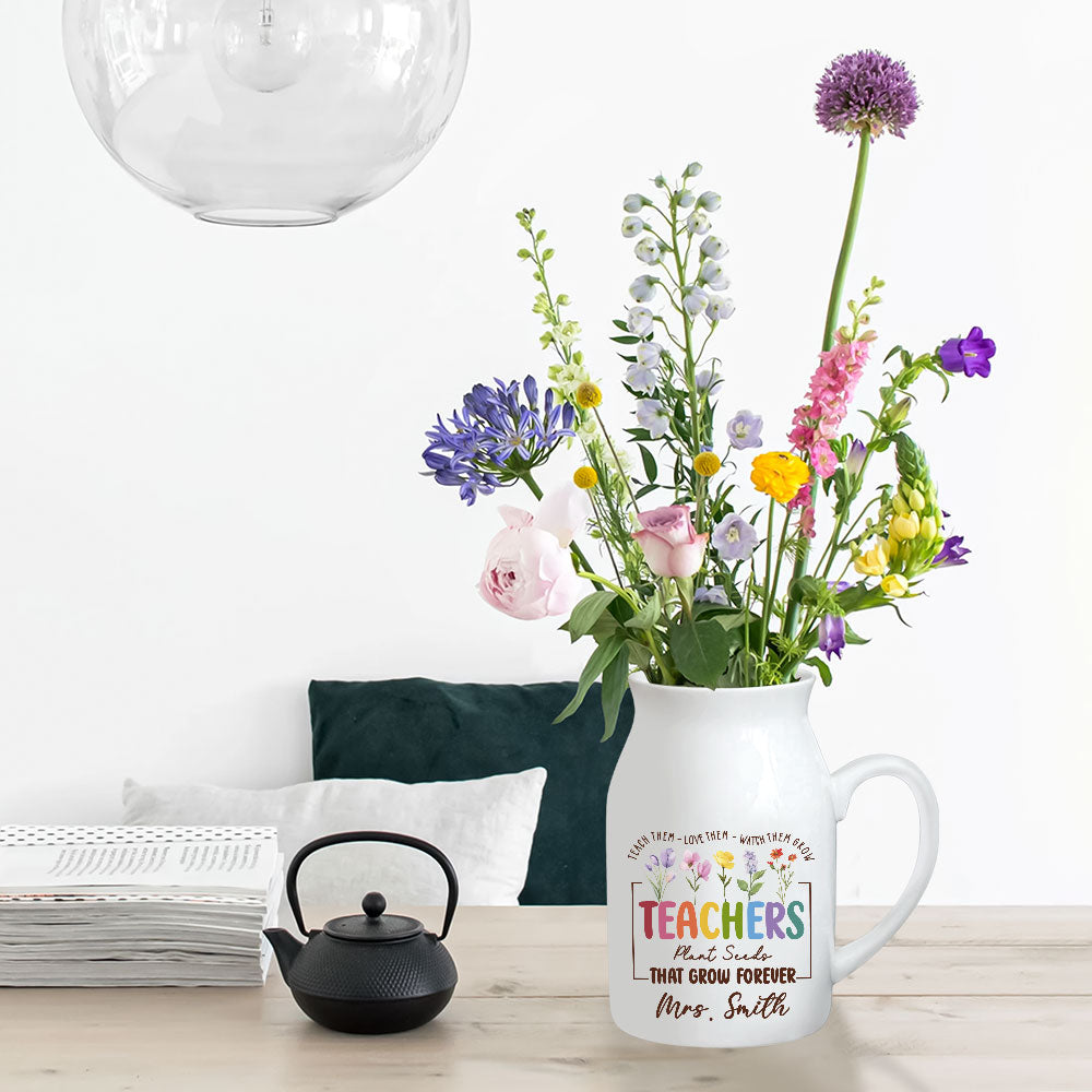 Plant Seeds That Grow Forever - Personalized Custom Flower Vase