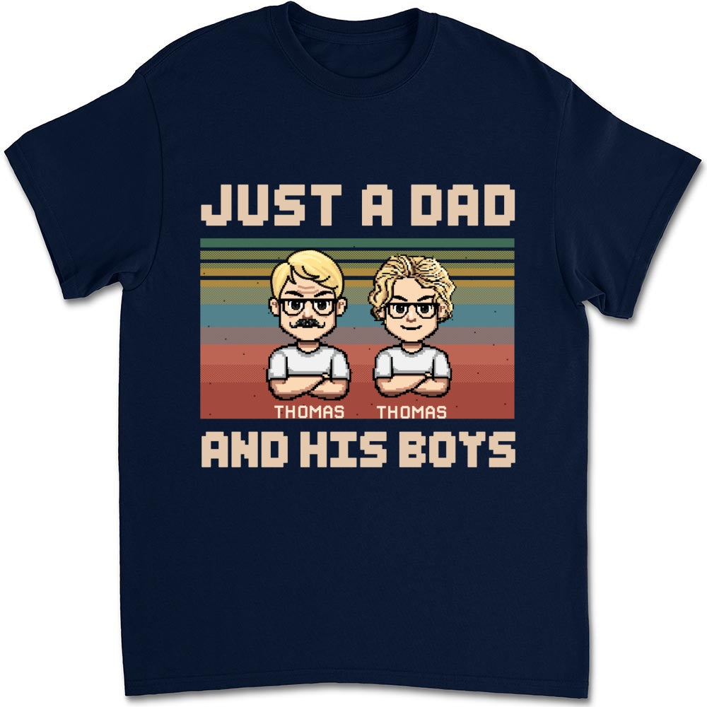 A Dad And His Daughter - Personalized Custom Shirt
