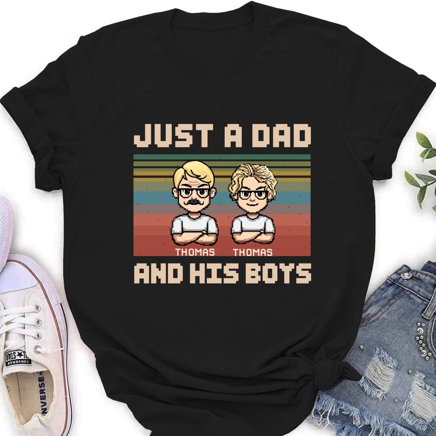 A Dad And His Daughter - Personalized Custom Shirt