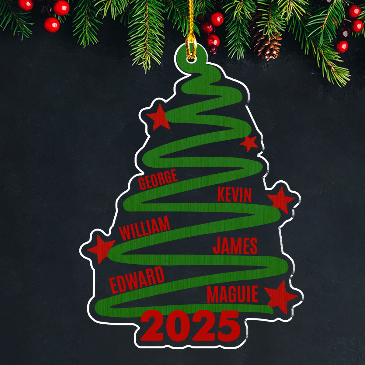 Home Gathering - Personalized Custom Acrylic Ornament