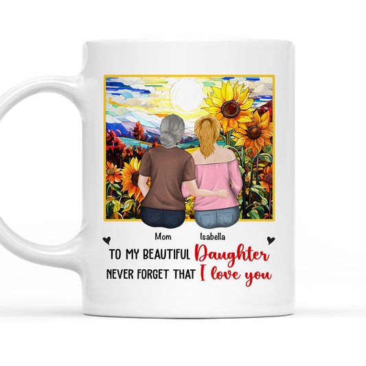 Never Forget I Love You - Personalized Custom Coffee Mug
