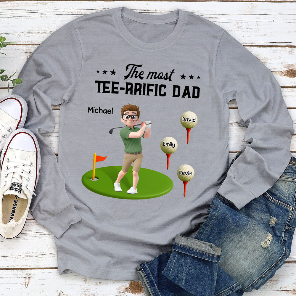 Most Terrific Golf Dad - Personalized Custom Shirt