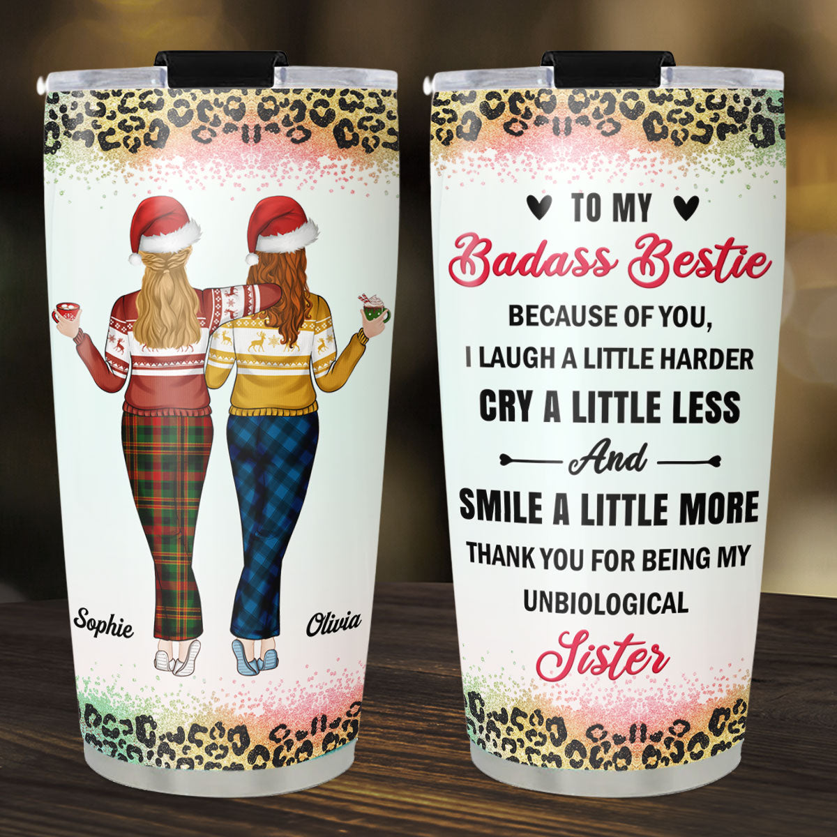 Bestie For Life - Personalized Custom Tumbler