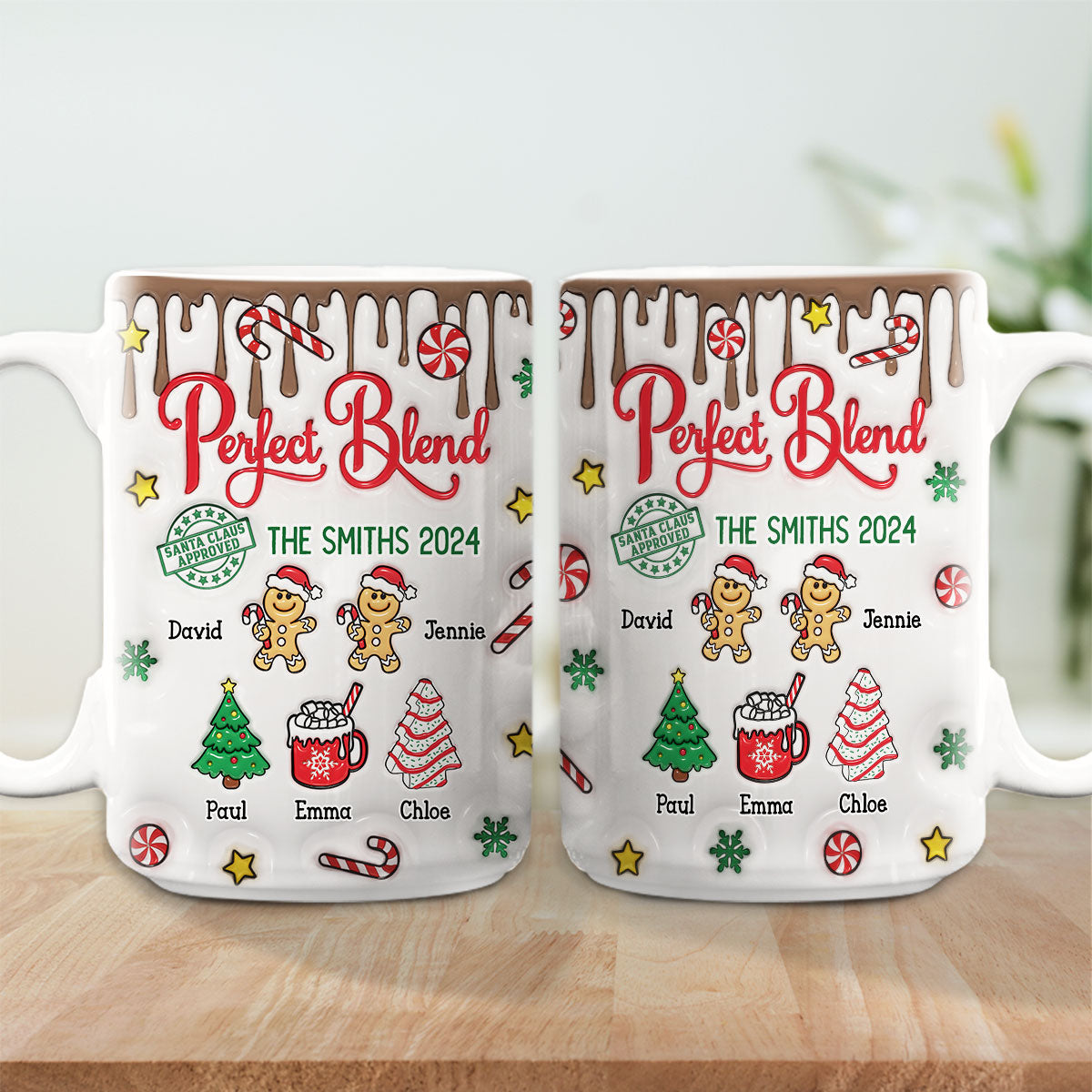 Perfect Blend - Personalized Custom 3D Inflated Effect Coffee Mug