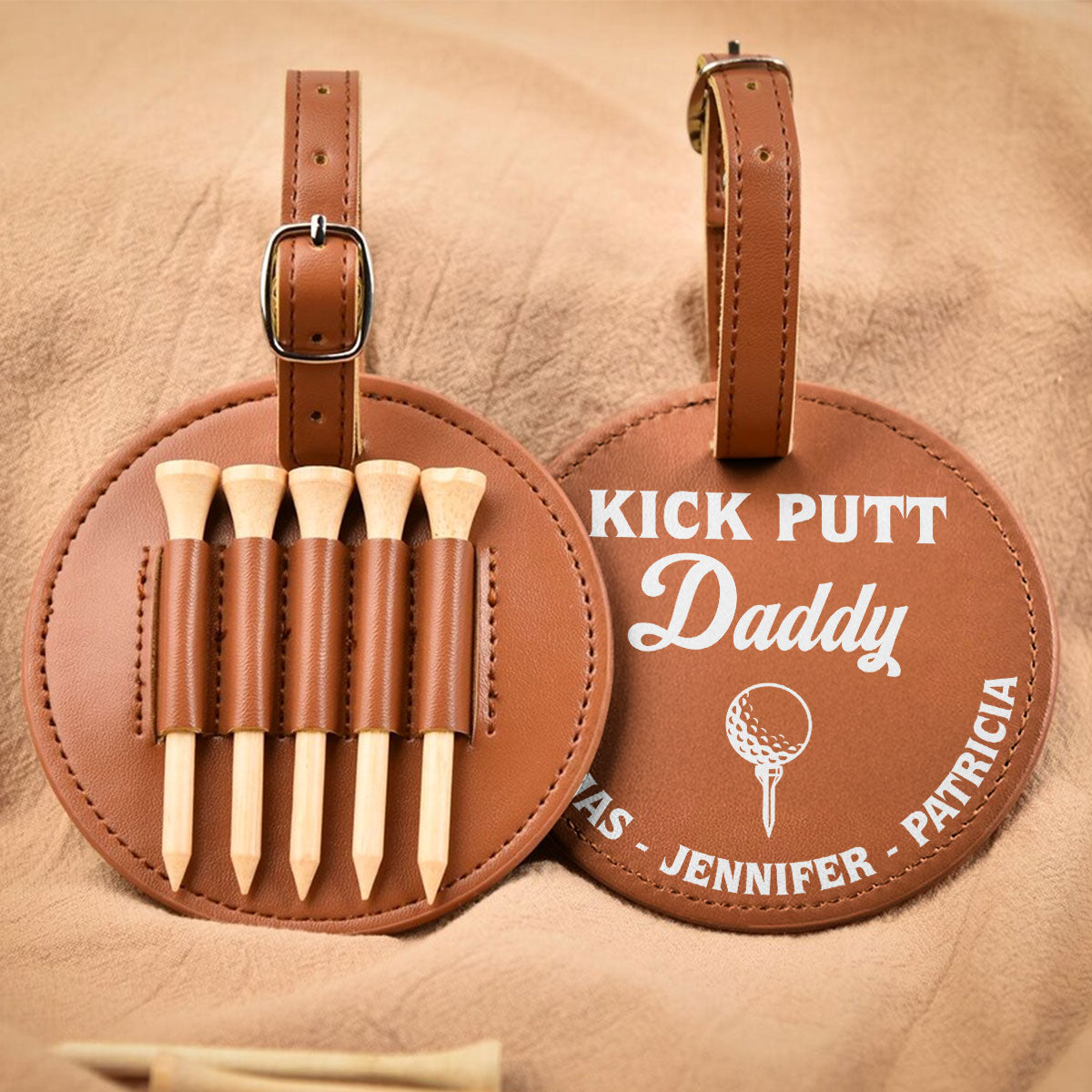 Kick Putt Daddy - Personalized Custom Golf Tee Bag