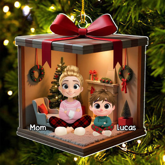Family Moments 2025 - Personalized Custom Acrylic Ornament
