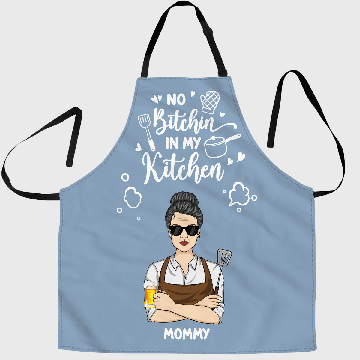 No Whining While I Am Dining - Personalized Custom Apron