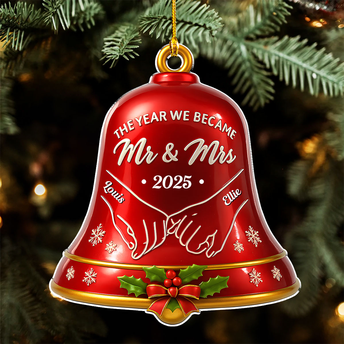 The Sound Of Cathedral - Personalized Custom 3D Effect Acrylic Ornament