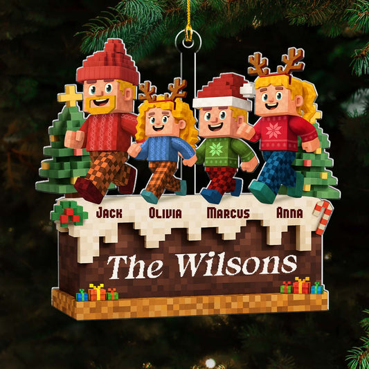 You Me And Our Children - Personalized Custom Acrylic Ornament