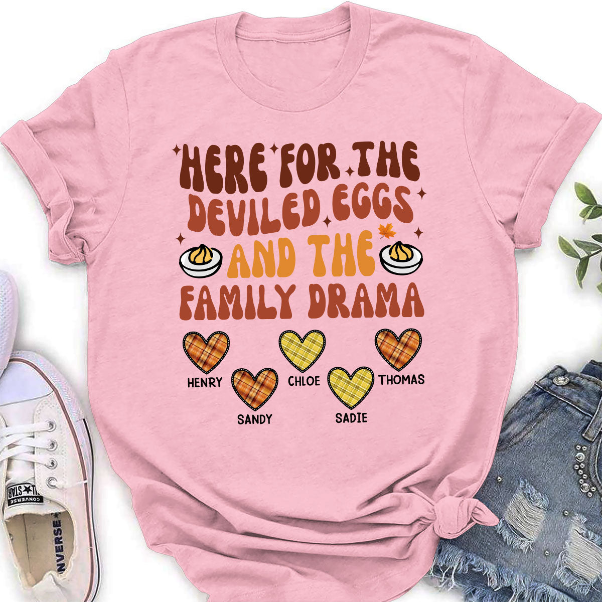 Thanksgiving Family Shirt - Personalized Custom Shirt