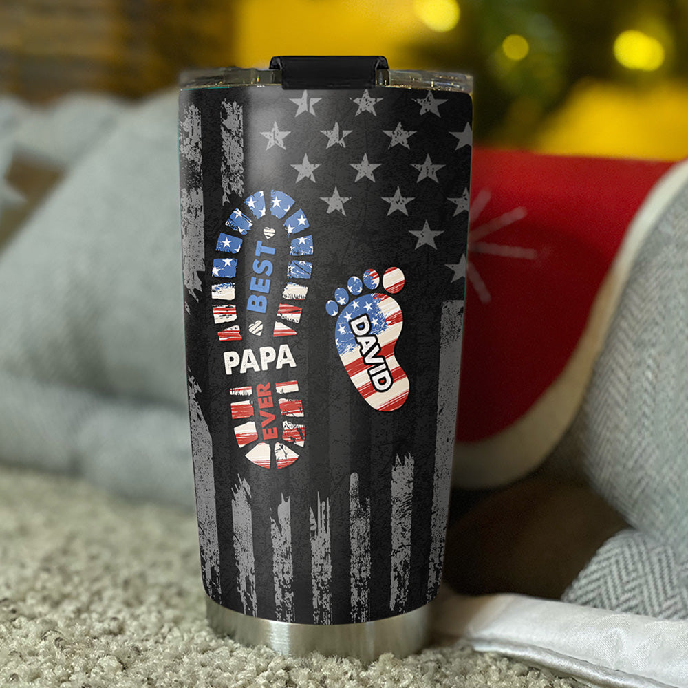 Best Dad Ever - Personalized Custom Tumbler