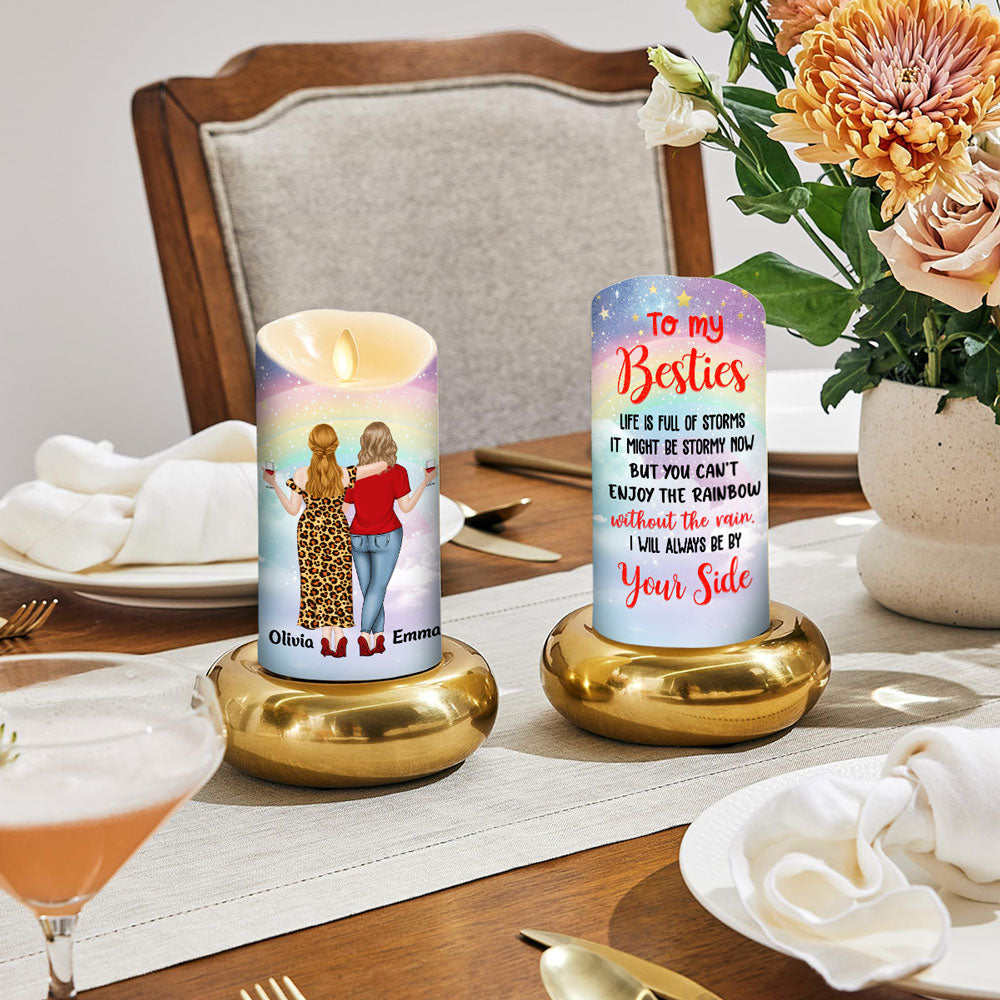 By Your Side - Personalized Custom LED Candle