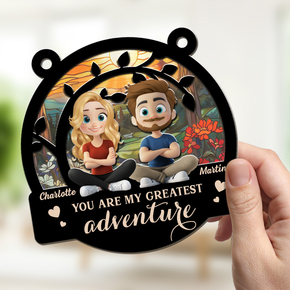 My Greatest Adventure - Personalized Custom Suncatcher