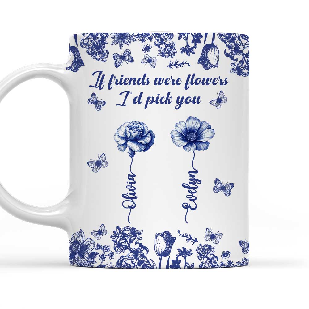 I Would Pick You Toile - Personalized Custom Coffee Mug