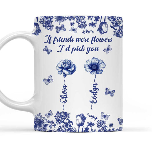 I Would Pick You Toile - Personalized Custom Coffee Mug