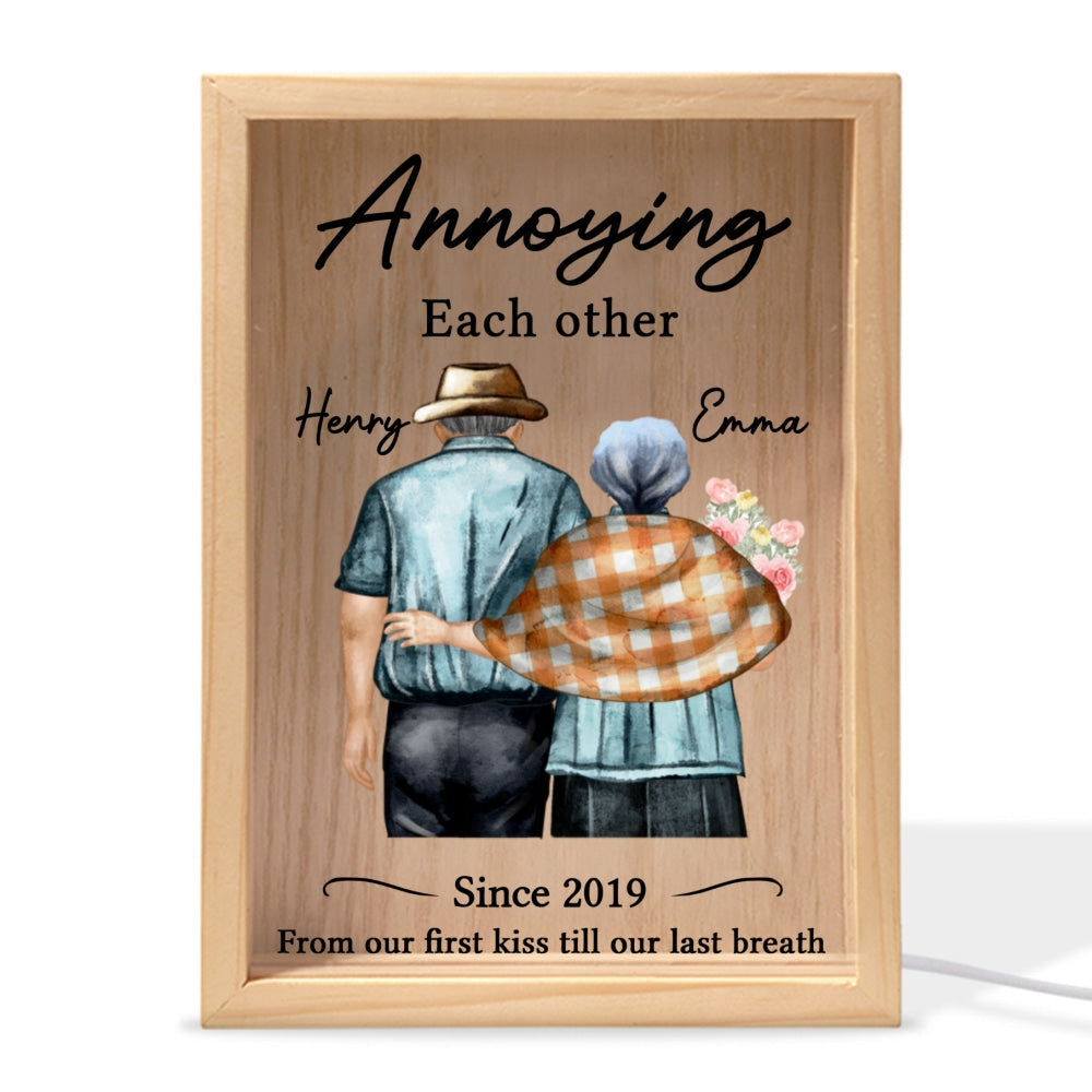 Till Our Last Breath - Personalized Custom Frame Light Box