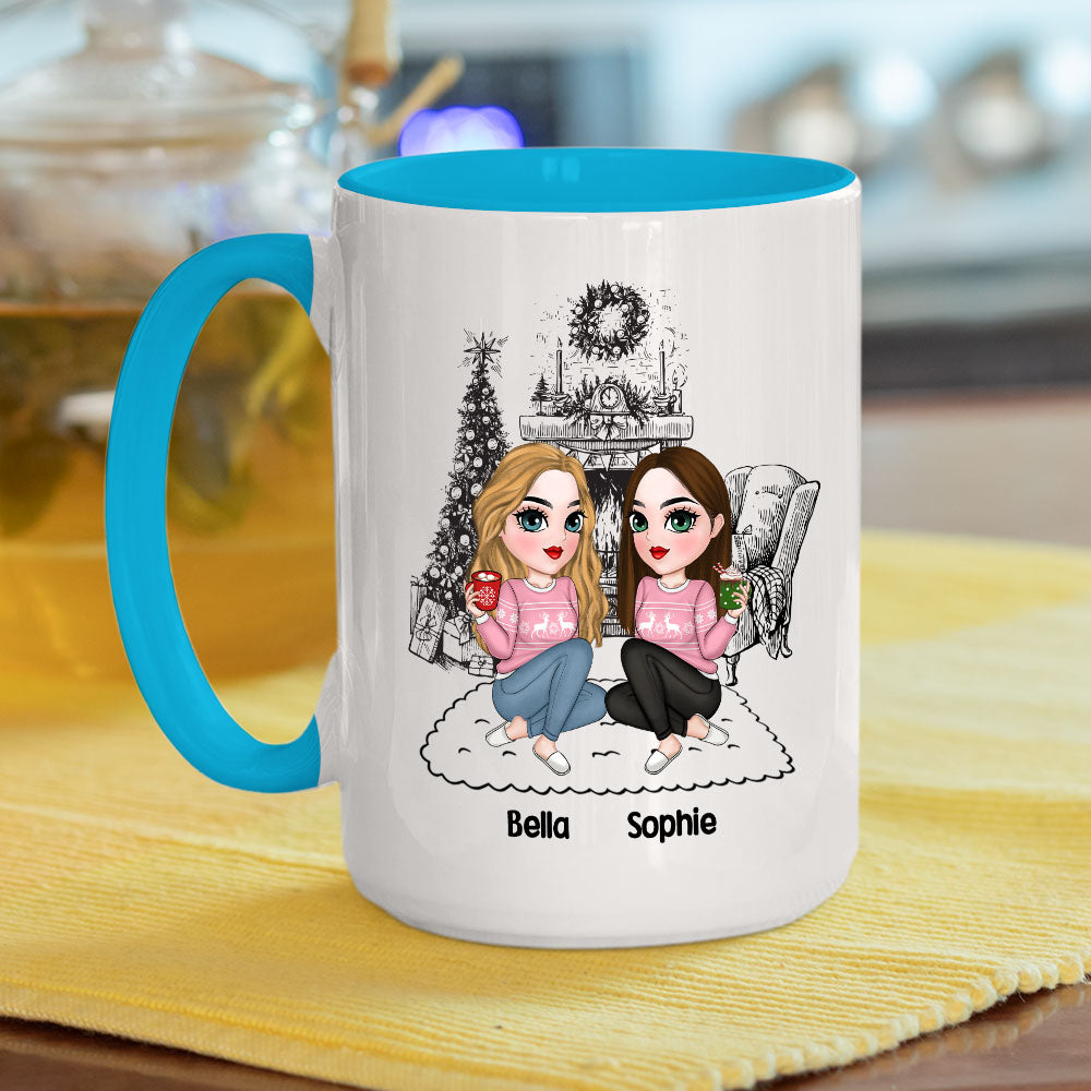 You Lucky Bitch - Personalized Custom Accent Mug