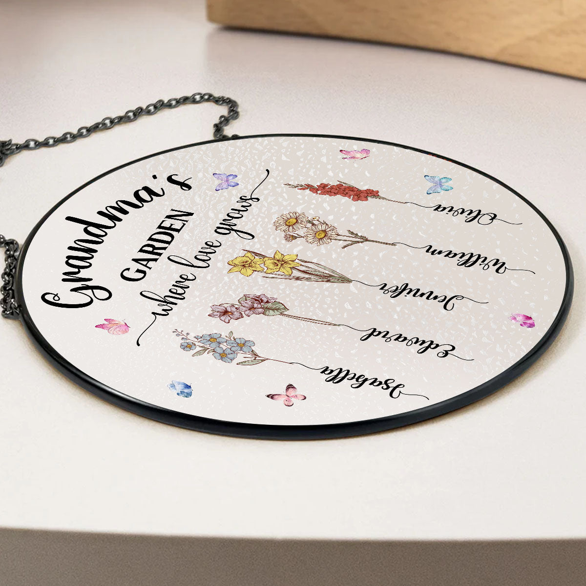 Our Love Grows Here - Window Hanging Suncatcher